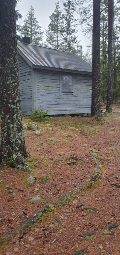 första blicken på stugan