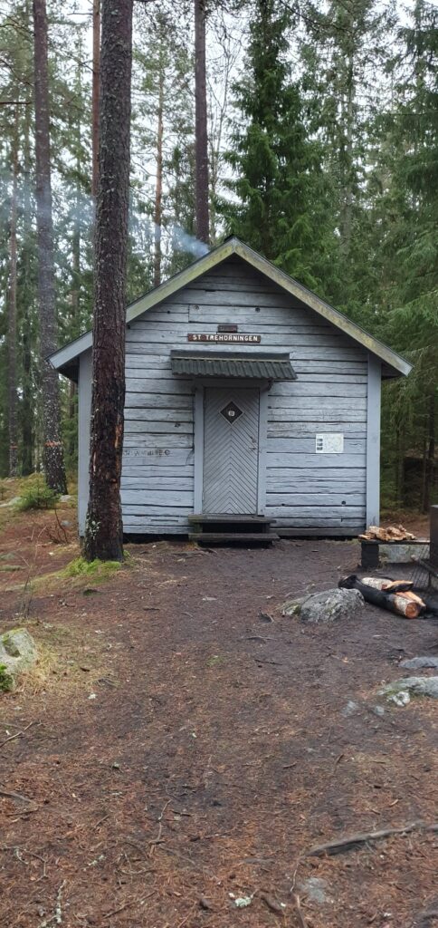 Inflyttade i stugan